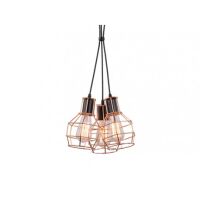 Lampa wisząca Carron AZzardo MD50148-3  AZ1660 wykonana z najwyższej jakoście metalu w kolorze miedzi