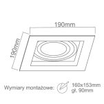 Oprawa wpuszczana CARDO I BIANCO ORLICKI DESIGN CARDO I BIANCO  - 2