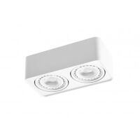 Oprawa natynkowa PAOLA 2 230V Azzardo AZ4132 BIAŁA PODWÓJNA ES111