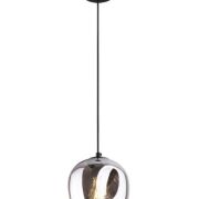 Lampa wisząca Lampa wisząca Spirit P0289 MAXlight  metalu i szklanego dymionego klosza 