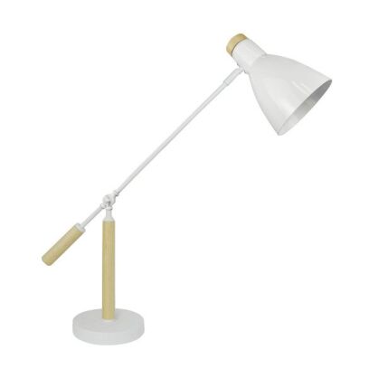 LAMPA STOŁOWA lampa wewnętrzna ZUMA LINE JOSE TABLE P15079-1T W KOLORZE Białym NOWOCZESNY  