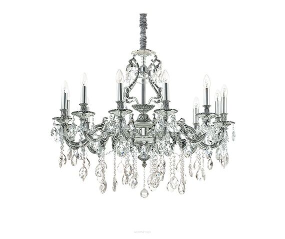 Lampa wisząca Gioconda SP12 164953 KLASYCZNY IP20 E27 metal Ideal Lux OPRAWA W STYLU KLASYCZNYM