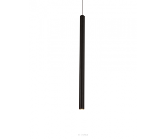 Lampa wisząca Organic P0203  Maxlight tuba czarna długa LED  