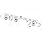 PLAFON OCULARE 6L Biały  SOLLUX  Lampa Ścienna NOWOCZESNY stal  SL.0442 metalowa lampa  SOLLUX LIGHTING - 4