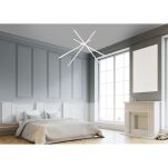 Lampa wisząca SPIDER P0270 MAXlight CIEKAWA FORMA NOWOCZESNA BIAŁA LED ŚWIATŁO ODBITE  - 2