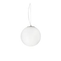 Lampa wisząca Mapa Riga SP1 D50 161365  NOWOCZESNY IP20 SZKŁO Ideal Lux minimalistyczna oprawa w kolorze białym 