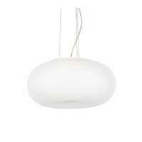 Lampa wisząca Ulisse SP3 D52 098616 NOWOCZESNY IP20 SZKŁO Ideal Lux biała oprawa w stylu design