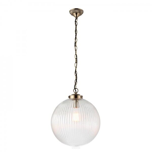 Lampa wisząca BRYDON duża biała kula ENDON LIGHTING 71124  