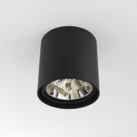 OPRAWA NATYNKOWA OKRĄGŁA CZARNA TUBA AR111 ES111 230V 