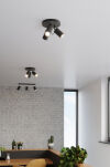 Plafon RING 3P Sollux Lighting SL.1016 czarny 3 reflektory - 2