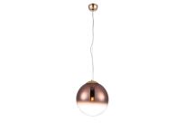  Lampa wisząca IRIS 30 AZ 3109 nowoczesna elegancka szklany klosz kolor miedź - 2