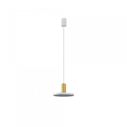 Lampa wisząca Hermanos GU10 biało/mosiężna 8038