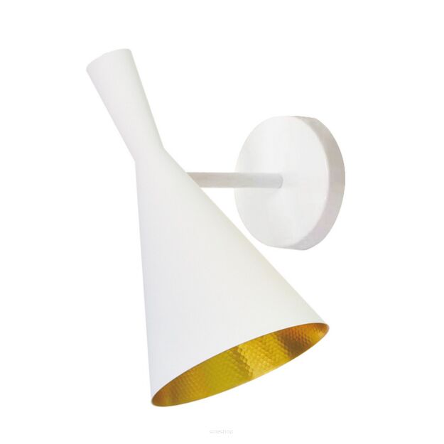 Kinkiet FOGGI LDW 7712-A (WT) Lumina Deco loft biało-złoty