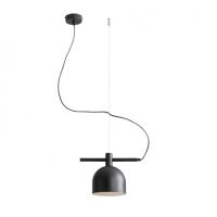 Lampa wisząca BERYL 1 BLACK czarna ALDEX 976G1 