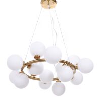 Lampa wisząca MARSIADA LDP 6033-15 (MD) Lumina Deco MOSIĄSZ 15 szklanych kul