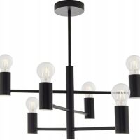 Lampa  sufitowa STUDIO czarna 6lt ENDON LIGHTING 76502 