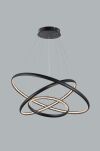 Lampa wisząca BRIGHTON 3 LED CZARNY AZZARDO AZ4428 - 3