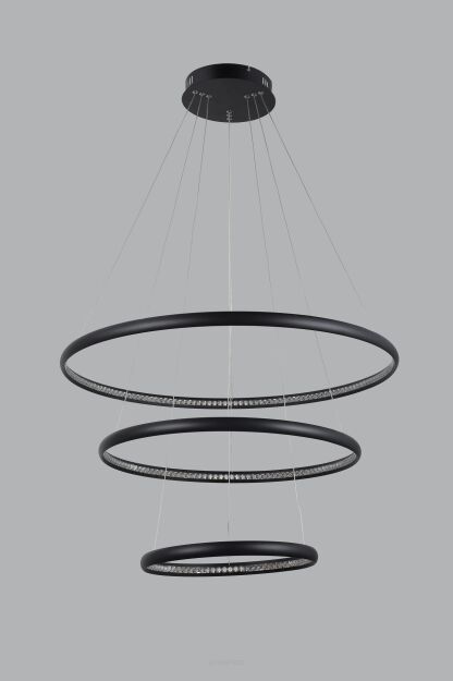 Lampa wisząca BRIGHTON 3 LED CZARNY AZZARDO AZ4428