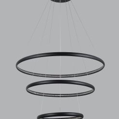 Lampa wisząca BRIGHTON 3 LED CZARNY AZZARDO AZ4428