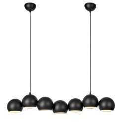 Lampa wisząca Cupolo 1L 7xE14 108860 Markslojd czarna 7xØ15cm linia