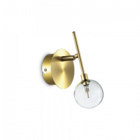 Kinkiet Maracas AP1 200330 KLASYCZNY IP20 G4 Ideal Lux OPRAWA W STYLU KLASYCZNYM mosiądzowa oprawa ścienna