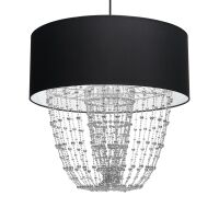 Lampa wisząca ALMERIA BLACK/CHROME MILAGRO MLP6432 