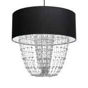 Lampa wisząca ALMERIA BLACK/CHROME MILAGRO MLP6432 