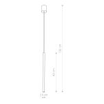 Lampa wisząca LASER 490 BLACK I Nowodvorski 8797 - 2