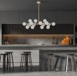 LAMPA WISZĄCA  PETRICA W16 Lumina Deco nowoczesna LDP 6033-16 - Złota - 4