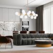 LAMPA WISZĄCA  PETRICA W16 Lumina Deco nowoczesna LDP 6033-16 - Złota - 3
