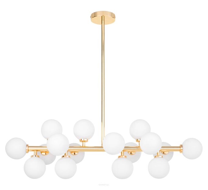 LAMPA WISZĄCA  PETRICA W16 Lumina Deco nowoczesna LDP 6033-16 - Złota