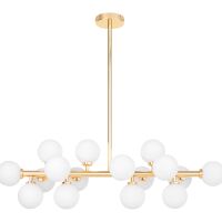 LAMPA WISZĄCA  PETRICA W16 Lumina Deco nowoczesna LDP 6033-16 - Złota