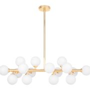 LAMPA WISZĄCA  PETRICA W16 Lumina Deco nowoczesna LDP 6033-16 - Złota