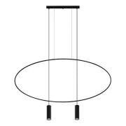 Designerska lampa wisząca HOLAR TH.017CZ THORO loft czarna