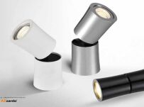 Reflektor Lino AZzardo  NC1802-YLD-FW CH  techniczny tuba chrom AZ1478 - 3