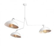 Lampa sufitowa ESPACE 3 WHITE biała ALDEX 1036E  