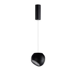 Lampa wisząca SKYE PENDANT AZ4521 AZZARDO CZARNA KULA LED 12W