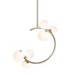P0454-06Q-F7AA MOLECULE LAMPA WISZĄCA ZŁOTA ZUMALINE - 2