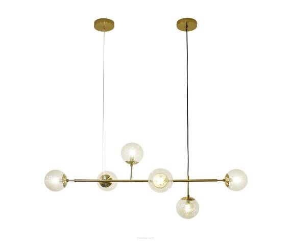 Lampa wisząca HELIOS 6 AZ4699 Azzardo nowoczesna złota