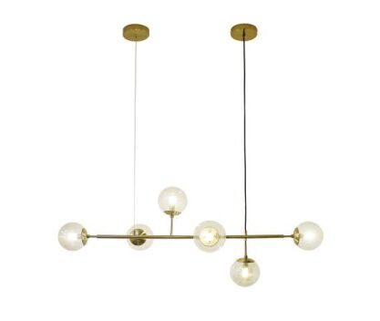 Lampa wisząca HELIOS 6 AZ4699 Azzardo nowoczesna złota