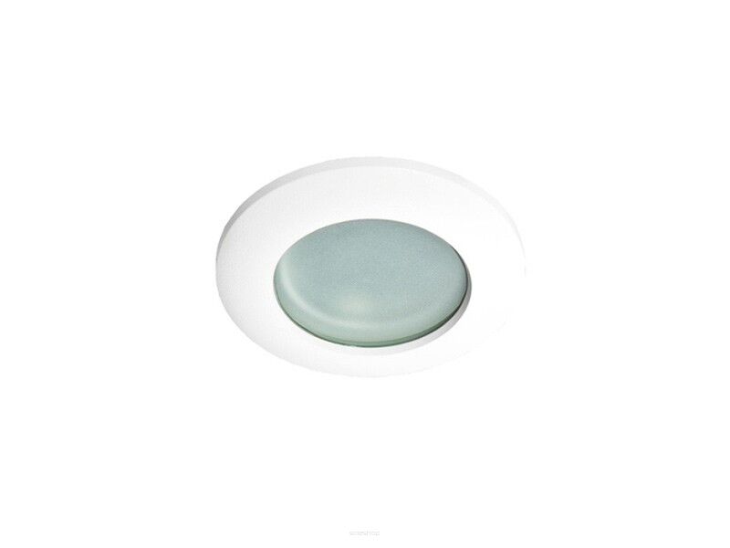 Lampa wpuszczana Emilio AZzardo GM2104 WH  AZ0871 biała techniczna okrągła IP54