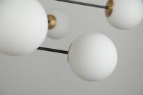 Lampa wisząca OVIEDO 8 AZ4423 Azzardo metal szkło czarno-złota G9 - 5