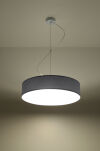 Elegancka Lampa Sufitowa Koło Wisząca ARENA 45  SL. 0119 klosz z tworzywa sztucznego w kolorze szarym w kształcie walca - 2