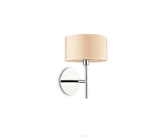 Kinkiet Woody AP1 087665 NOWOCZESNY IP20 E27 METAL  Ideal Lux OKRĄGŁA OPRAWA 