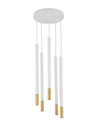 Lampa wisząca SOPEL DUE 33238 SIGMA biało/złota 5x G9