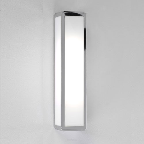 Lampa ścienna  MASHIKO CLASSIC 360  ASTRO 0845 IP44  36 cm prostokąt polerowany chrom mleczne szkło 1121006 