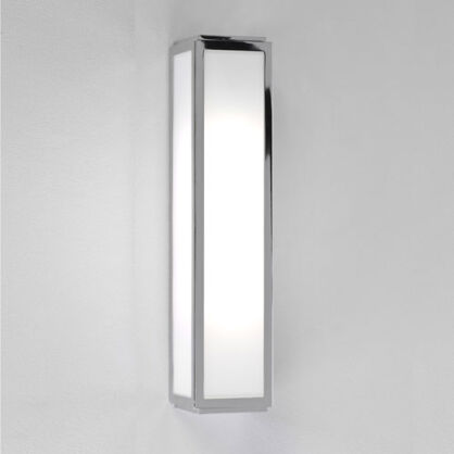 Lampa ścienna  MASHIKO CLASSIC 360  ASTRO 0845 IP44  36 cm prostokąt polerowany chrom mleczne szkło 1121006 