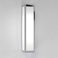Lampa ścienna  MASHIKO CLASSIC 360  ASTRO 0845 IP44  36 cm prostokąt polerowany chrom mleczne szkło 1121006 