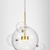 Lampa wisząca NERONI W4 LDP 6016-4 (GB) Lumina Deco molekuły LED złota