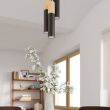 Lampa wisząca PABLO 3P SL.1014 SOLLUX LIGHTING stal drewno - 3
